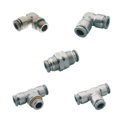 Push-in couplings - Stainless steel AISI-316L