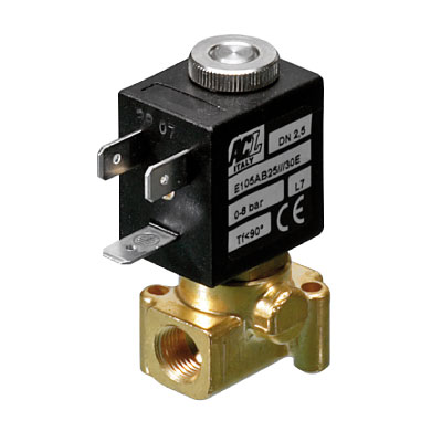 0A-E105AV12///301 ACL Solenoid valve  E105AV12 2/2 NC G1/8 FPM DN1,2 024/DC