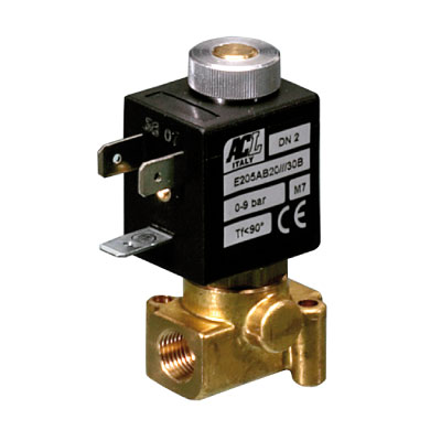 0A-E205AV12///30E ACL Solenoid valve  E205AV12 2/2 NO G1/8 FPM DN1,2 230/AC
